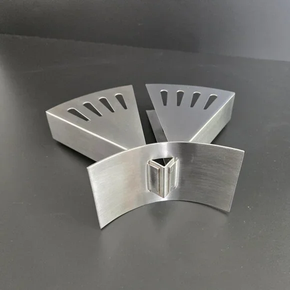 ZACK Rare Retired Stainless Coffee Filter Napkin Holder GERMANY Geometric Modern - Picture 10 of 16